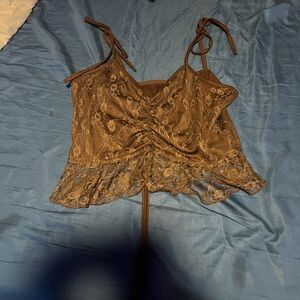 Brow Crop top SHEIN large